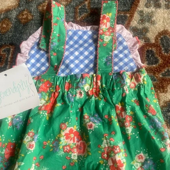 Serendipity Kids Floral One Piece - Picture 3 of 4